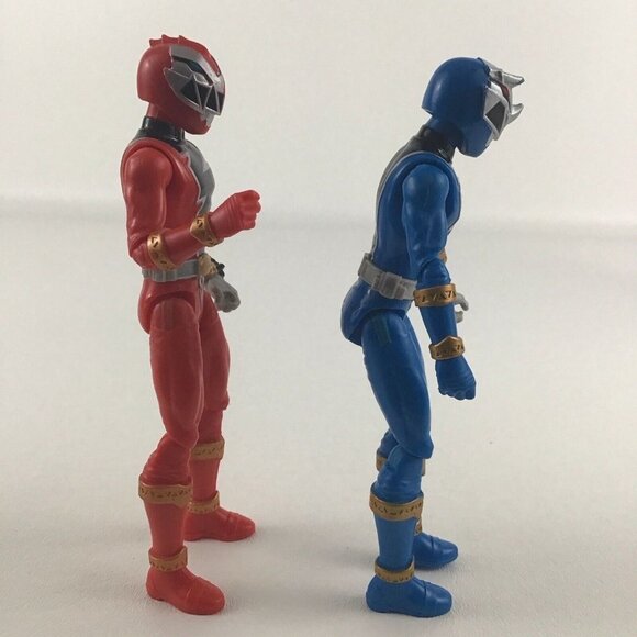 Power Rangers Lightning Collection Dino Fury 6” Figure Red Blue Lot 2021 Hasbro - Picture 4 of 6